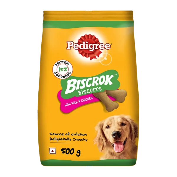 PEDIGREE® BISCROK™ Biscuits in Milk and Chicken Flavour-Petsbuddy