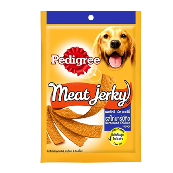 PEDIGREE® MEAT JERKY Adult Dog Treat , Barbecued Chicken 70gm-Petsbuddy