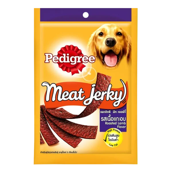 PEDIGREE® MEAT JERKY Adult Dog Treat , Roasted Lamb 70gm-Petsbuddy