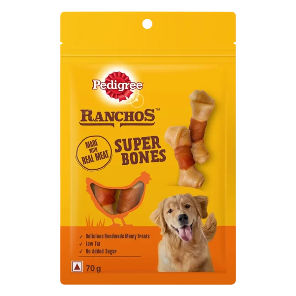 PEDIGREE® RANCHOS™ Super Bones 70gm-Petsbuddy