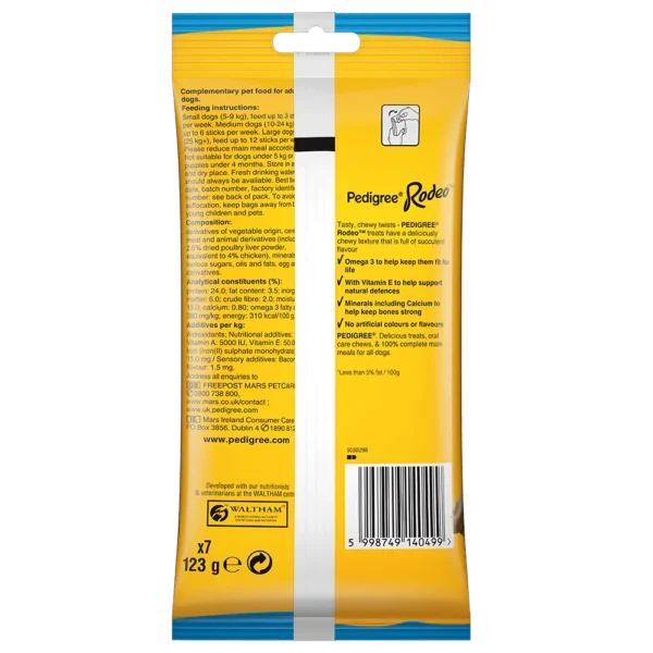PEDIGREE® Rodeo Duos Adult Dog Treat 123gm-petsbuddy