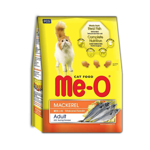 Me-O Adult Dry Cat Food – Mackerel 1.2Kg-Petsbuddy