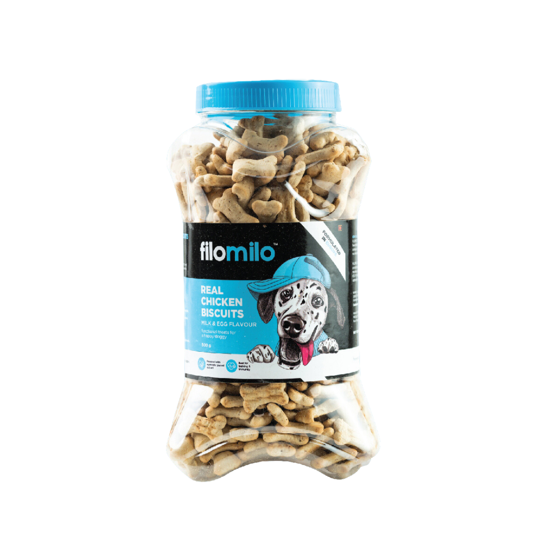 REAL CHICKEN BISCUITS Milk Flavour-Petsbuddy