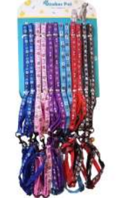 Petblush X Wootails – Collar & Leash Sets – (Pack of 12-10mm)