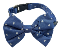 Star Print Bow Collar