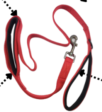 Petblush Padded Double Handle Leash