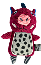 Petblush Dragon Piggy Plush Toy for Dogs & Cats 7 INCHES