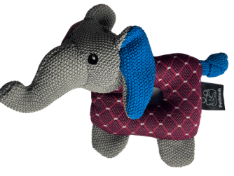 Petblush Eddie The Elephant Plush Toy for Dogs & Cats 7 INCHES