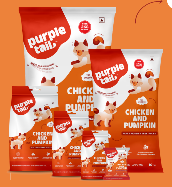 REAL CHICKEN AND VEGETABLES for puppies