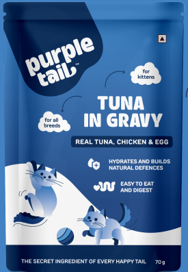 REAL TUNA, CHICKEN & EGG for kitten 70g